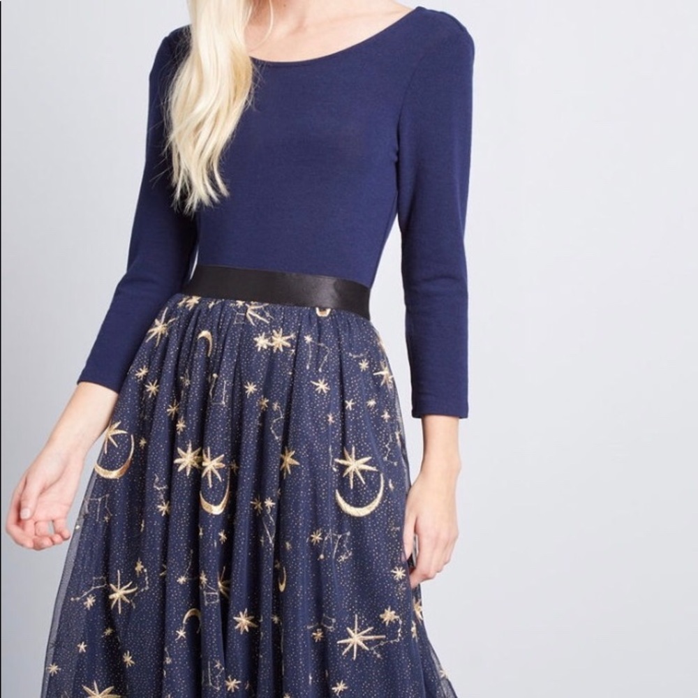 ModCloth Especially Splendid Twofer Dress